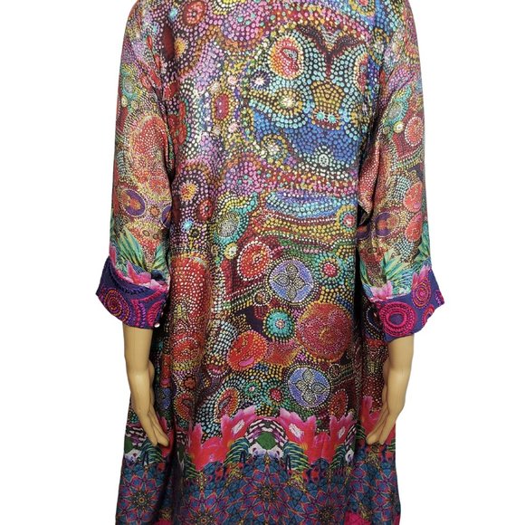 Almirah Junaid Jamshed Pakistani Viscose Chiffon Ready-Made Shalwar Kameez Suit - Picture 6 of 16